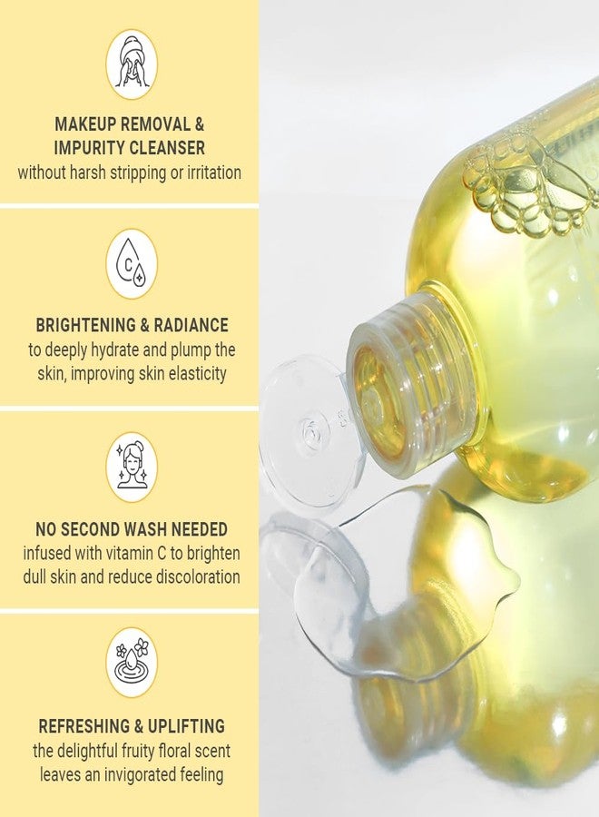 tenzero Green Tangerine Vita C Cleansing Water 16.7 fl.oz (500ml), Hydrating & Brightening, Facial Water Cleansing & Makeup Removal, No Rinse Needed, For All Skin Types, Korean Makeup Remover - Image 3